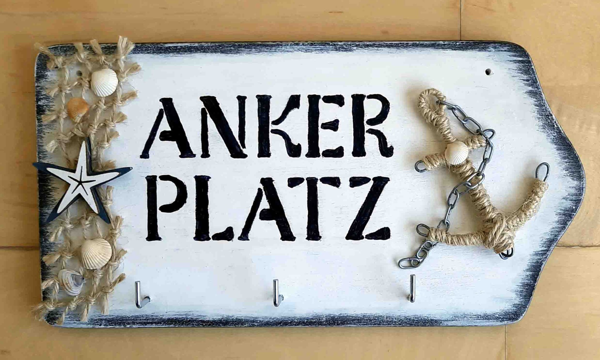 Schlüsselbrett "Ankerplatz"
